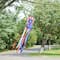 Glitzhome® 60" Patriotic Stars & Stripes Windsock